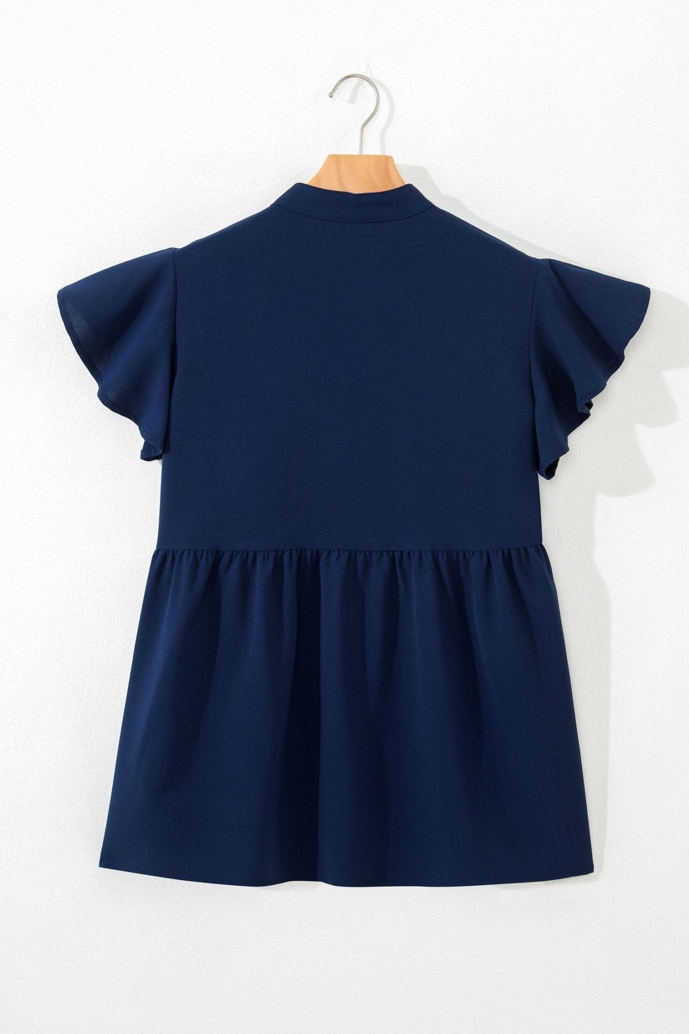 Erin Embroidered Detail Babydoll Blouse - Hello Beautiful BoutiqueBlouses & ShirtsThreaded Pear