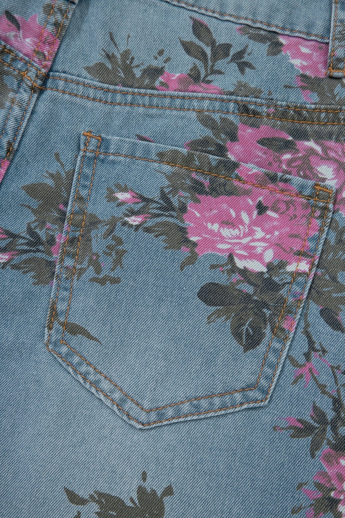 Esme Floral Print Bootcut Jeans - Hello Beautiful BoutiqueJeansThreaded Pear