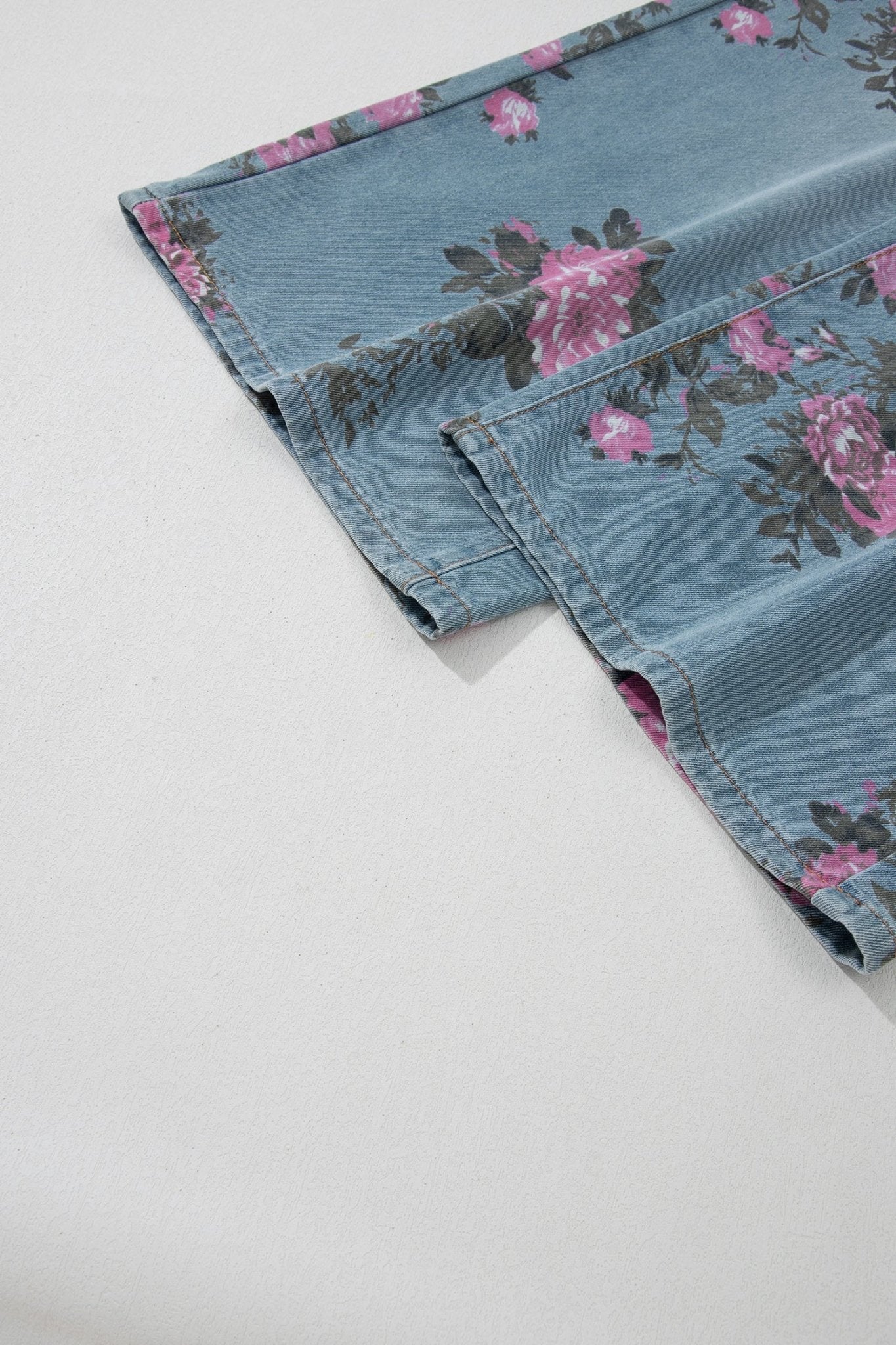 Esme Floral Print Bootcut Jeans - Hello Beautiful BoutiqueJeansThreaded Pear