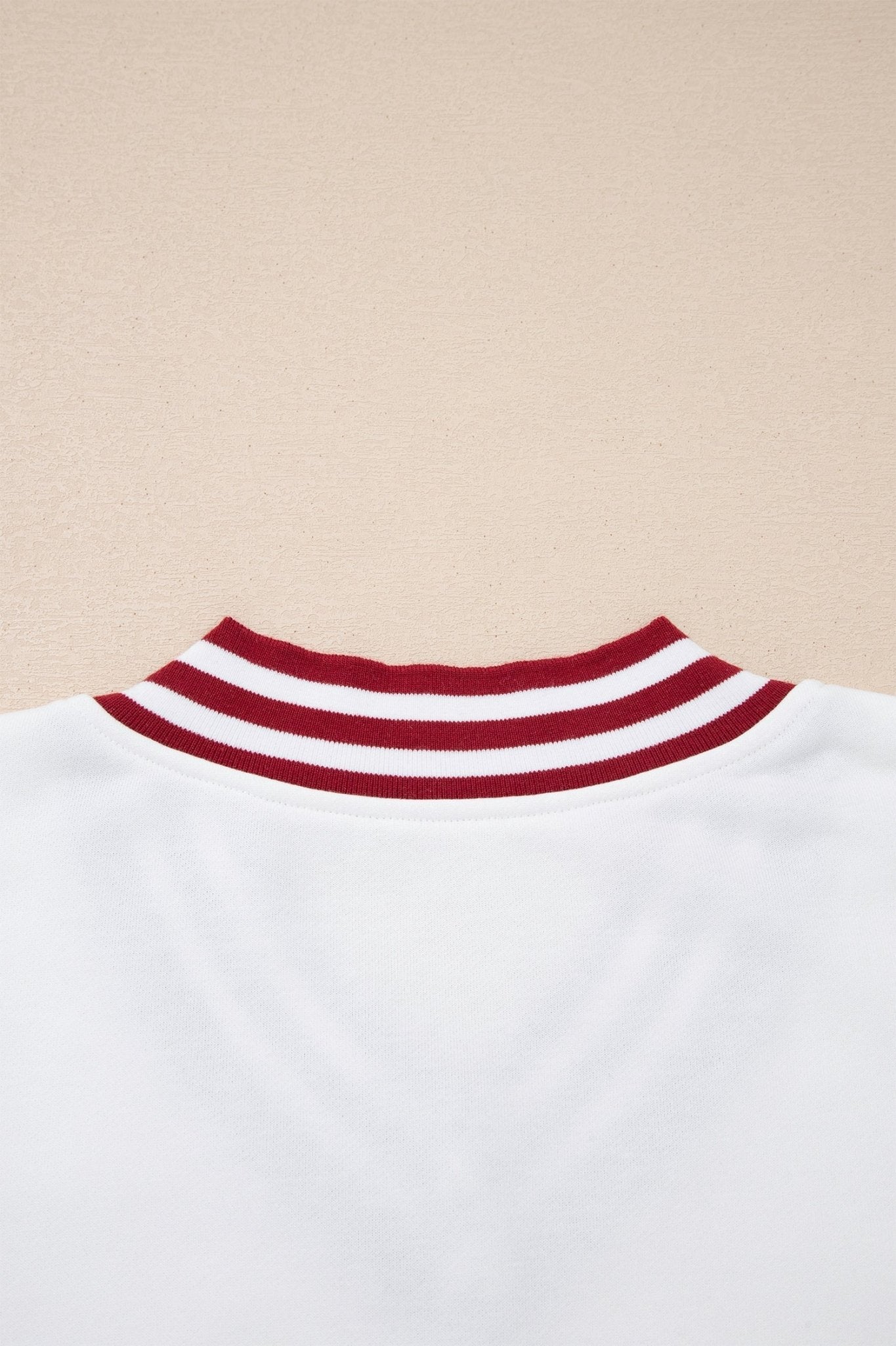 Esme Striped Puff Sleeve Sweatshirt - Hello Beautiful BoutiqueSweatshirts & HoodiesThreaded Pear