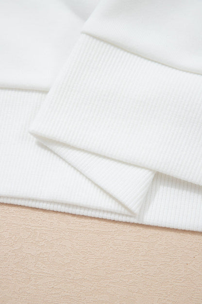 Esme Striped Puff Sleeve Sweatshirt - Hello Beautiful BoutiqueSweatshirts & HoodiesThreaded Pear