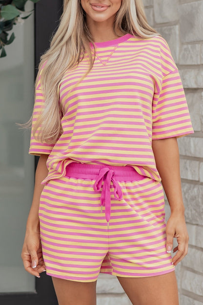 Estelle Casual Terry Short Lounge Set - Hello Beautiful BoutiqueShort SetsThreaded Pear
