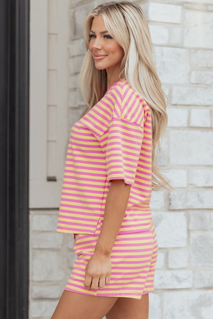 Estelle Casual Terry Short Lounge Set - Hello Beautiful BoutiqueShort SetsThreaded Pear