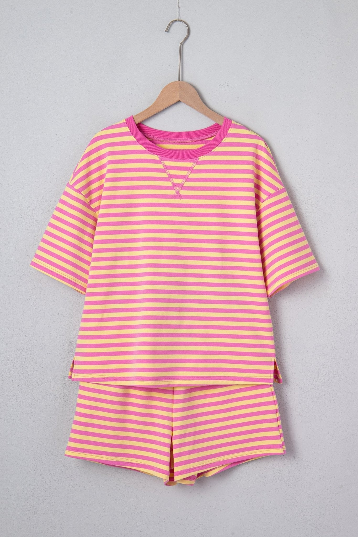 Estelle Casual Terry Short Lounge Set - Hello Beautiful BoutiqueShort SetsThreaded Pear