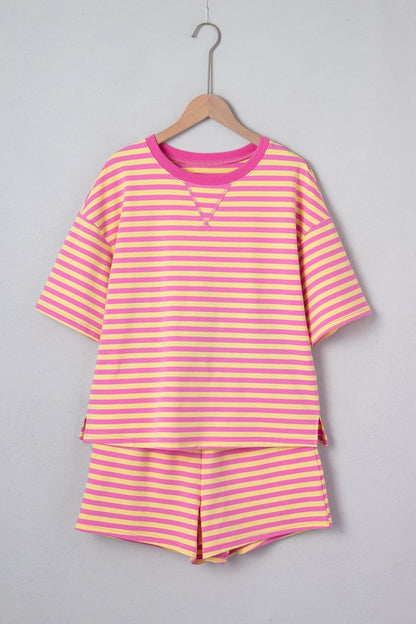 Estelle Casual Terry Short Lounge Set - Hello Beautiful BoutiqueShort SetsThreaded Pear