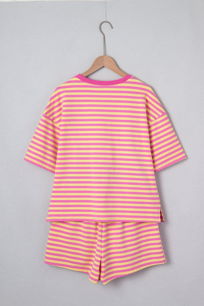 Estelle Casual Terry Short Lounge Set - Hello Beautiful BoutiqueShort SetsThreaded Pear