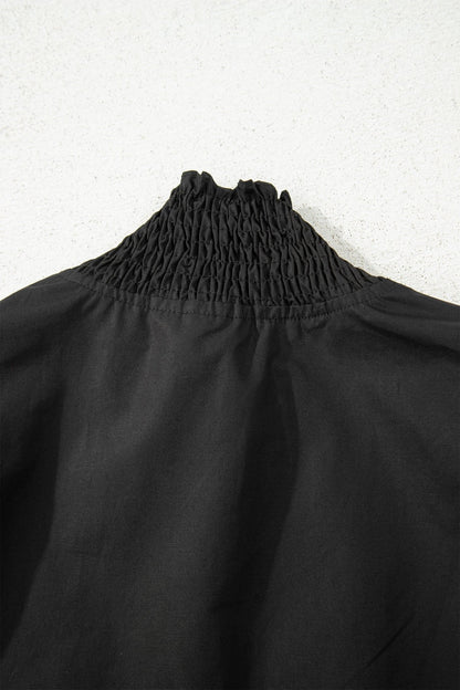 Estrella Flounce Sleeve Trim Blouse - Hello Beautiful BoutiqueBlouses & ShirtsThreaded Pear
