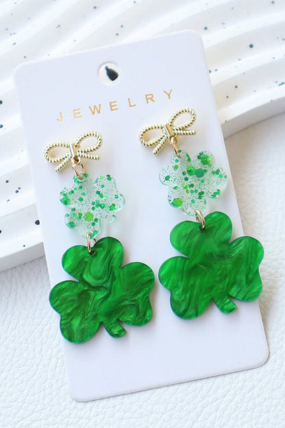 Estrella Pendant Bow Stud Earrings - Hello Beautiful BoutiqueJewelryThreaded Pear