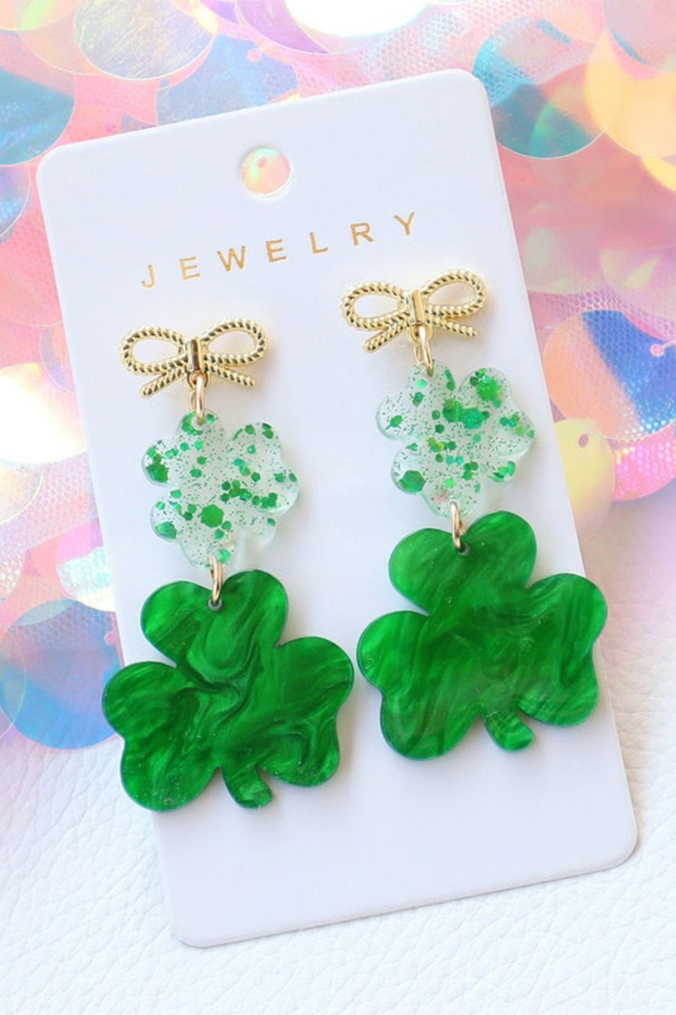 Estrella Pendant Bow Stud Earrings - Hello Beautiful BoutiqueJewelryThreaded Pear