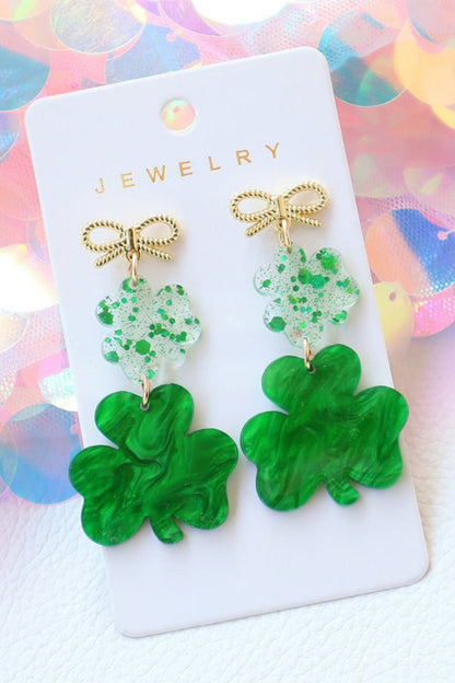 Estrella Pendant Bow Stud Earrings - Hello Beautiful BoutiqueJewelryThreaded Pear