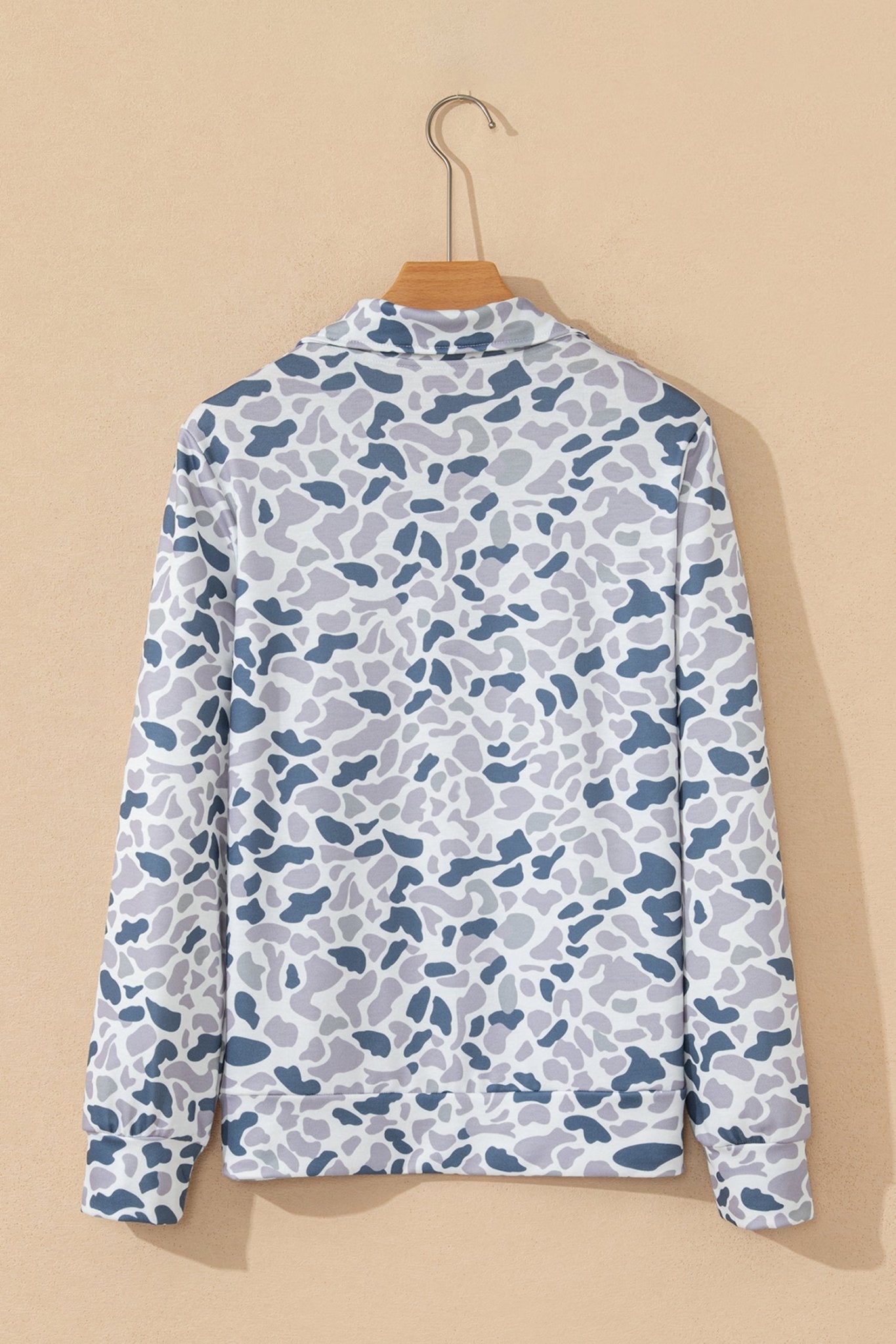 Etta Kangaroo Zip Collar Pullover - Hello Beautiful BoutiqueSweatshirts & HoodiesThreaded Pear