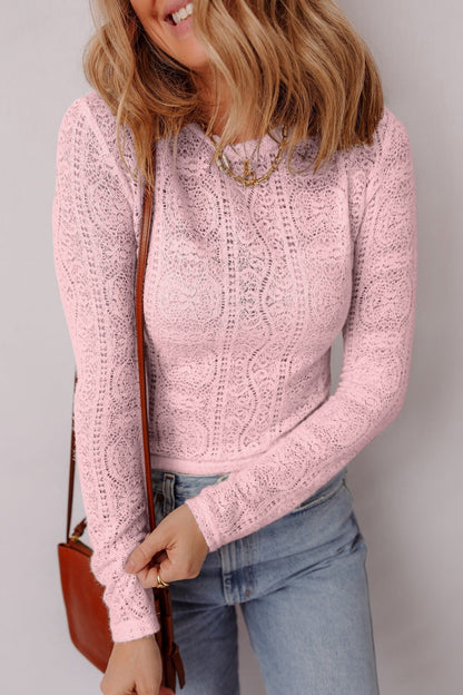 Etta Sleeve Cropped top Long Sleeve Top - Hello Beautiful BoutiqueLong Sleeve TopsThreaded Pear