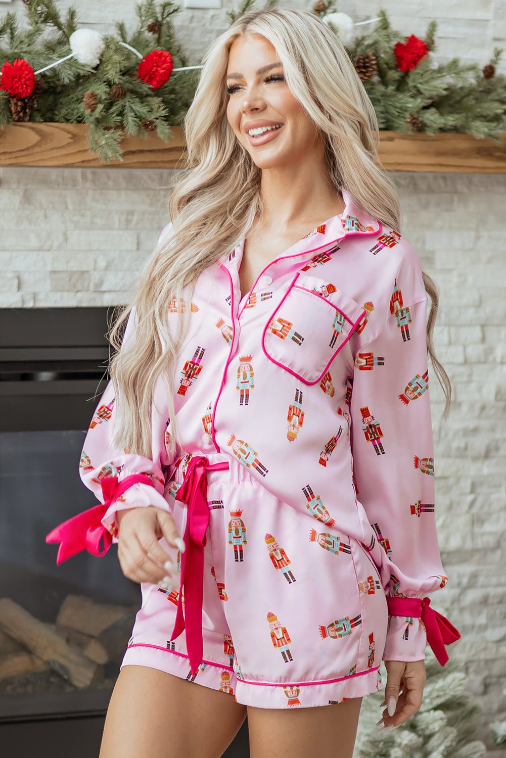 Eva Silky 2pcs Pajama Set - Hello Beautiful BoutiqueSleepwearThreaded Pear