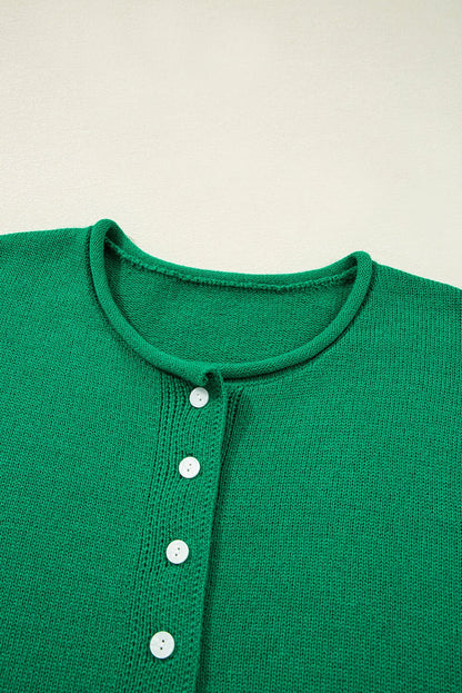 Evatyn Knit Drop Shoulder Sweater - Hello Beautiful BoutiqueSweatersThreaded Pear