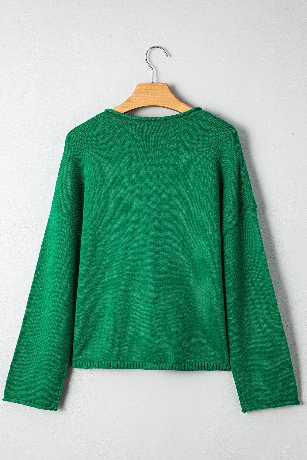 Evatyn Knit Drop Shoulder Sweater - Hello Beautiful BoutiqueSweatersThreaded Pear