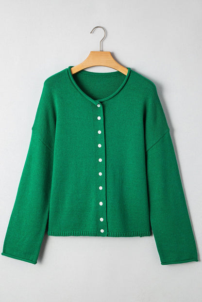 Evatyn Knit Drop Shoulder Sweater - Hello Beautiful BoutiqueSweatersThreaded Pear