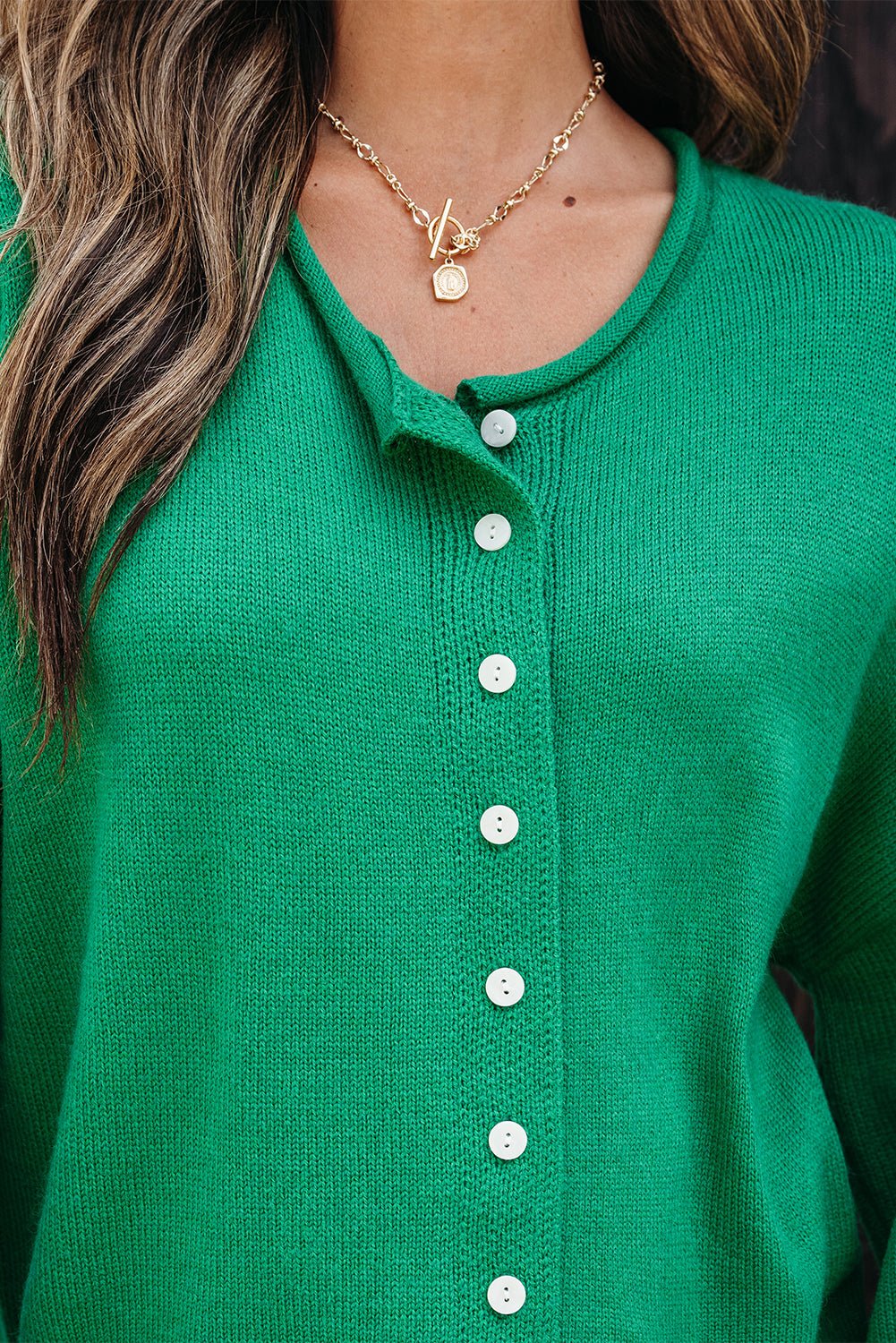 Evatyn Knit Drop Shoulder Sweater - Hello Beautiful BoutiqueSweatersThreaded Pear