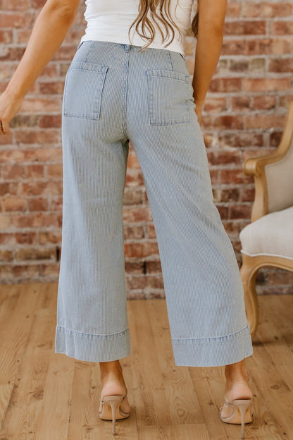Eve Hem Wide Leg Jeans - Hello Beautiful BoutiqueJeansThreaded Pear