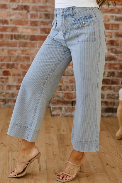 Eve Hem Wide Leg Jeans - Hello Beautiful BoutiqueJeansThreaded Pear