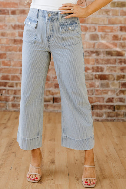 Eve Hem Wide Leg Jeans - Hello Beautiful BoutiqueJeansThreaded Pear