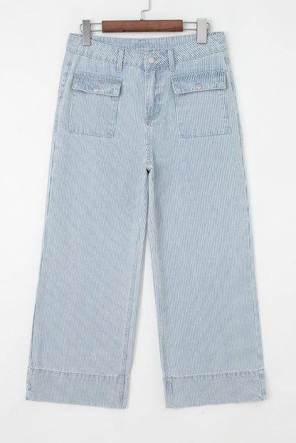 Eve Hem Wide Leg Jeans - Hello Beautiful BoutiqueJeansThreaded Pear