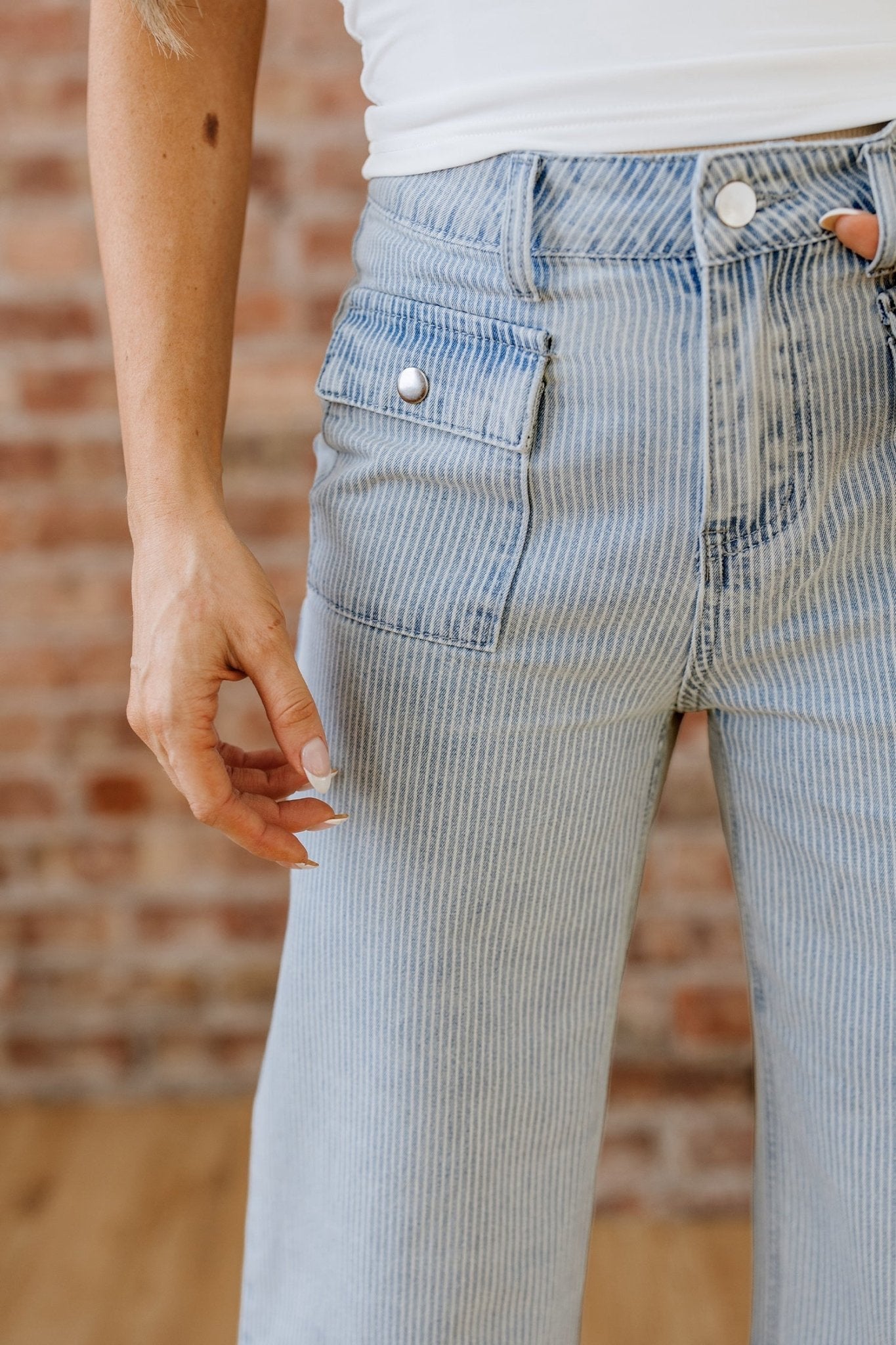 Eve Hem Wide Leg Jeans - Hello Beautiful BoutiqueJeansThreaded Pear