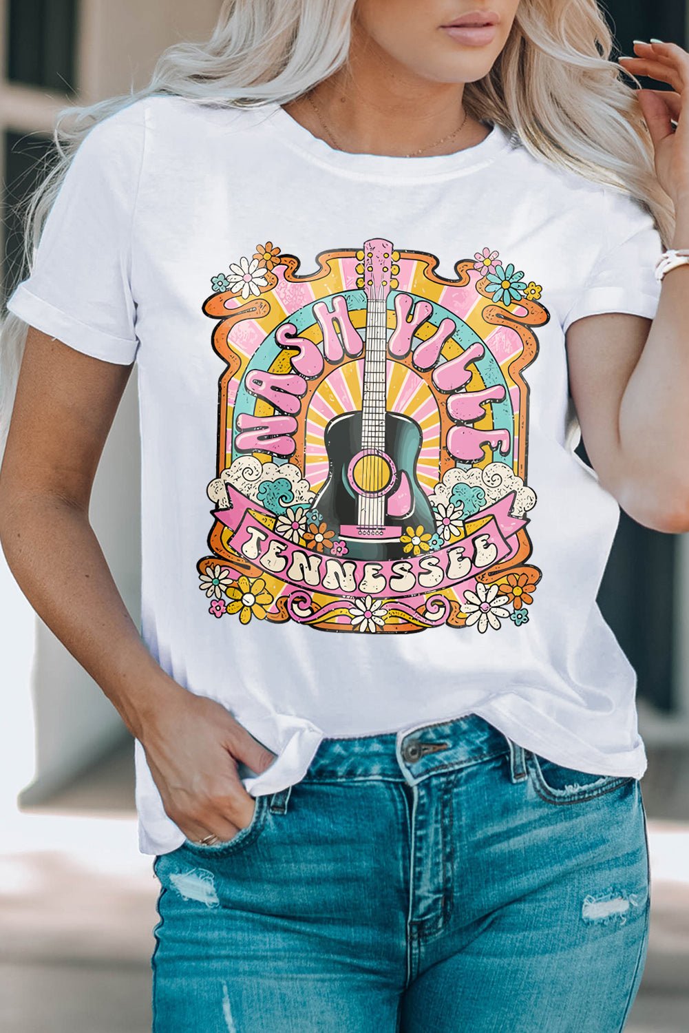 Evelynn Country Music T Shirt - Hello Beautiful BoutiqueGraphic TeesThreaded Pear
