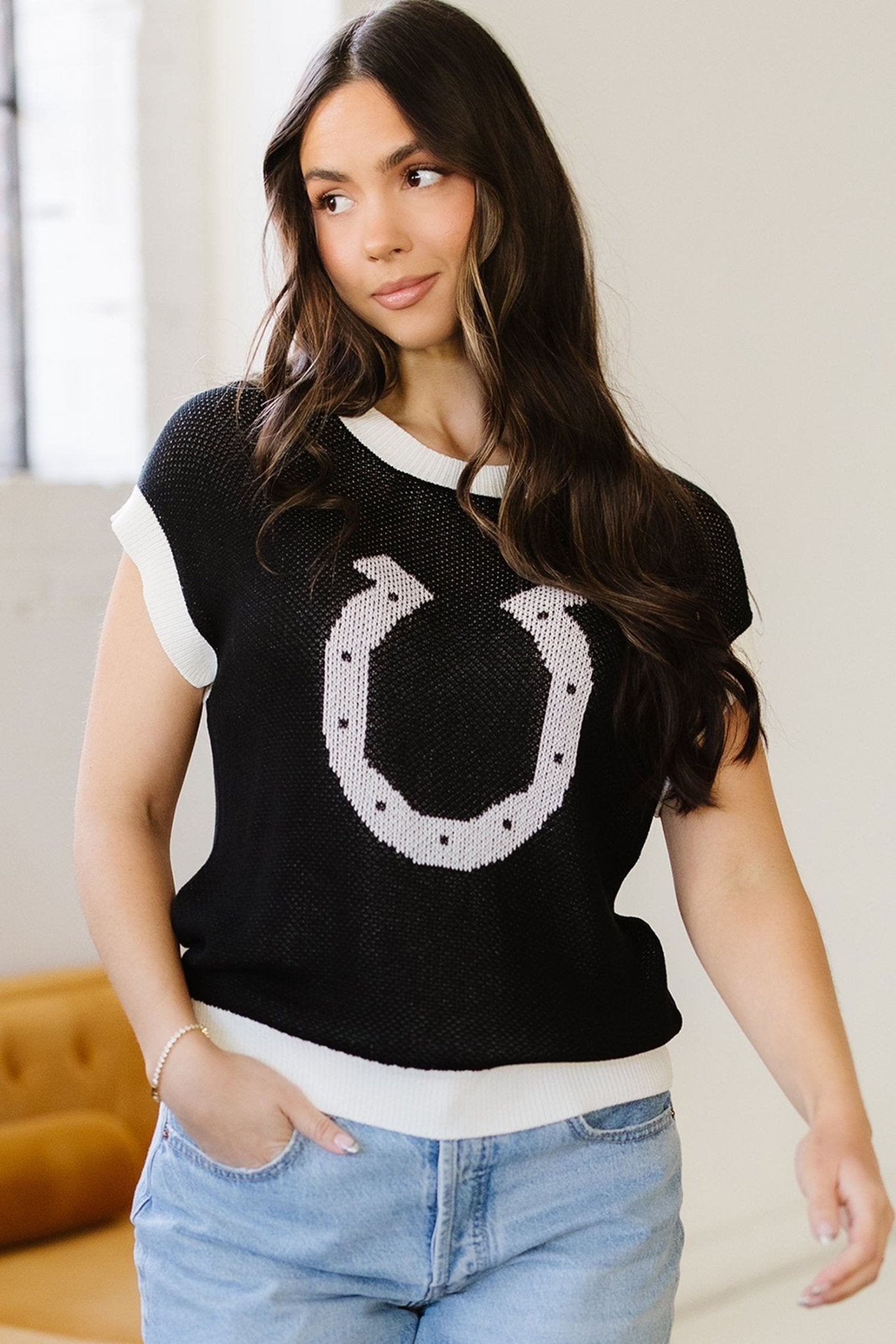 Evelynn Trim Short Sleeve Sweater - Hello Beautiful BoutiqueShort Sleeve SweatersThreaded Pear