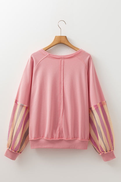Everleigh Seam Casual Pullover Top - Hello Beautiful BoutiqueLong Sleeve TopsThreaded Pear