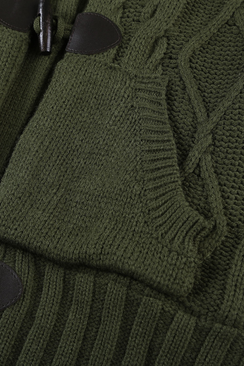 Everly Fur Hood Horn Sweater - Hello Beautiful BoutiqueCardigansThreaded Pear