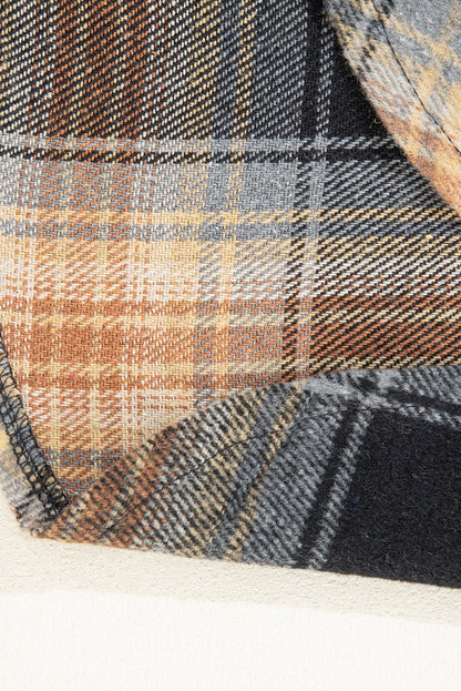 Everly Rounded Hem Plaid Shacket - Hello Beautiful BoutiquePlaid ShacketsThreaded Pear