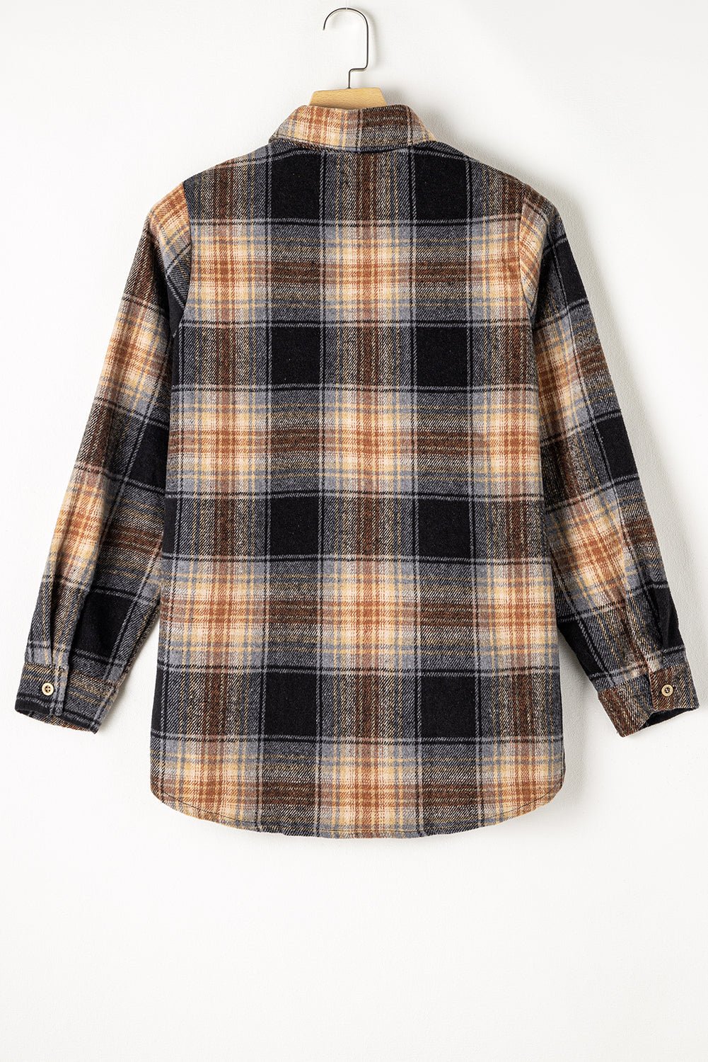 Everly Rounded Hem Plaid Shacket - Hello Beautiful BoutiquePlaid ShacketsThreaded Pear