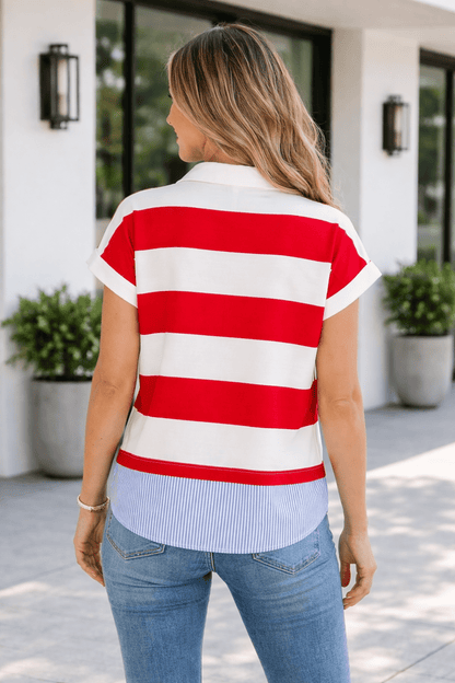 Faith Dolman Short Sleeve Top - Hello Beautiful BoutiqueBlouses & ShirtsThreaded Pear