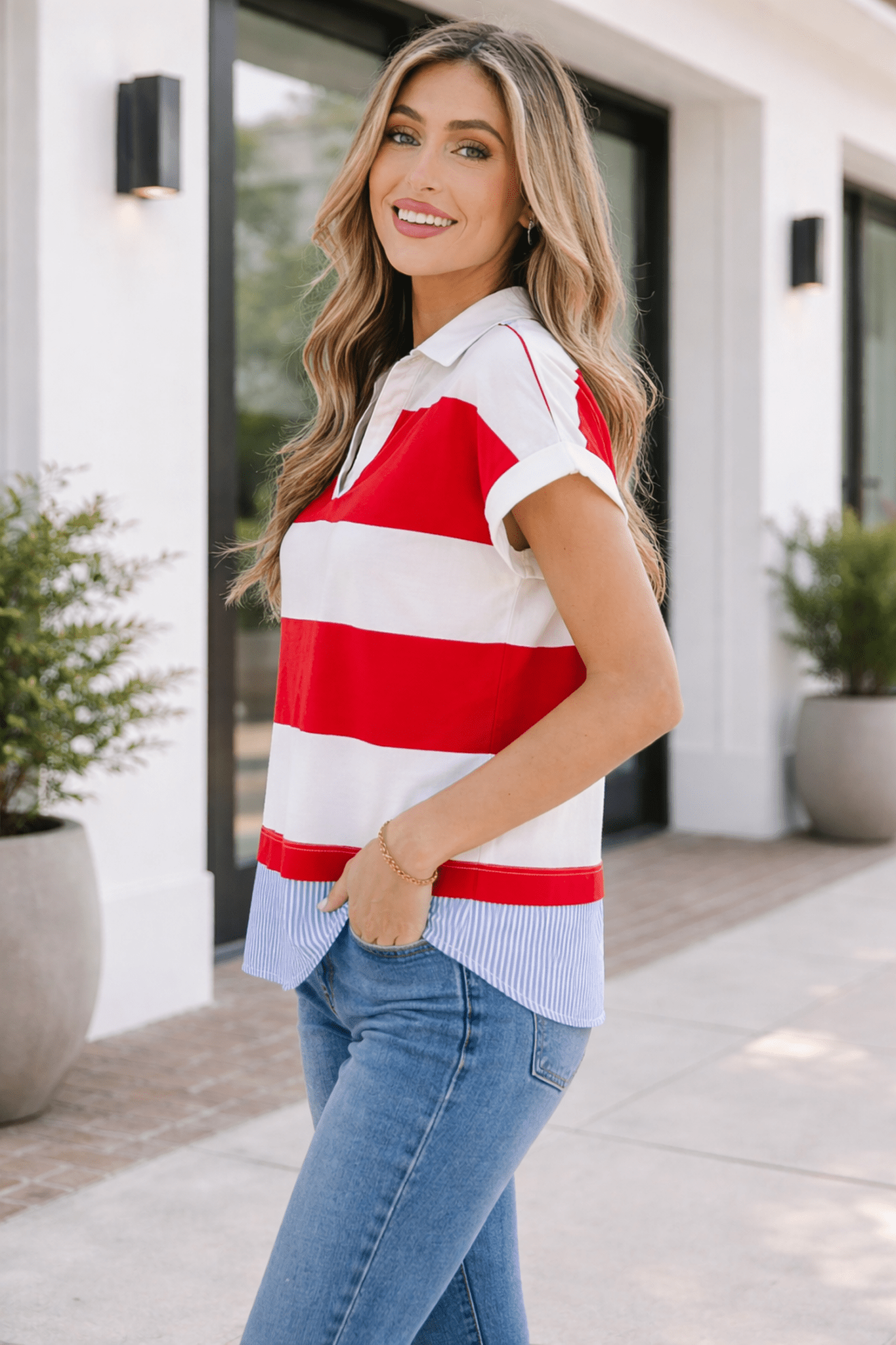 Faith Dolman Short Sleeve Top - Hello Beautiful BoutiqueBlouses & ShirtsThreaded Pear