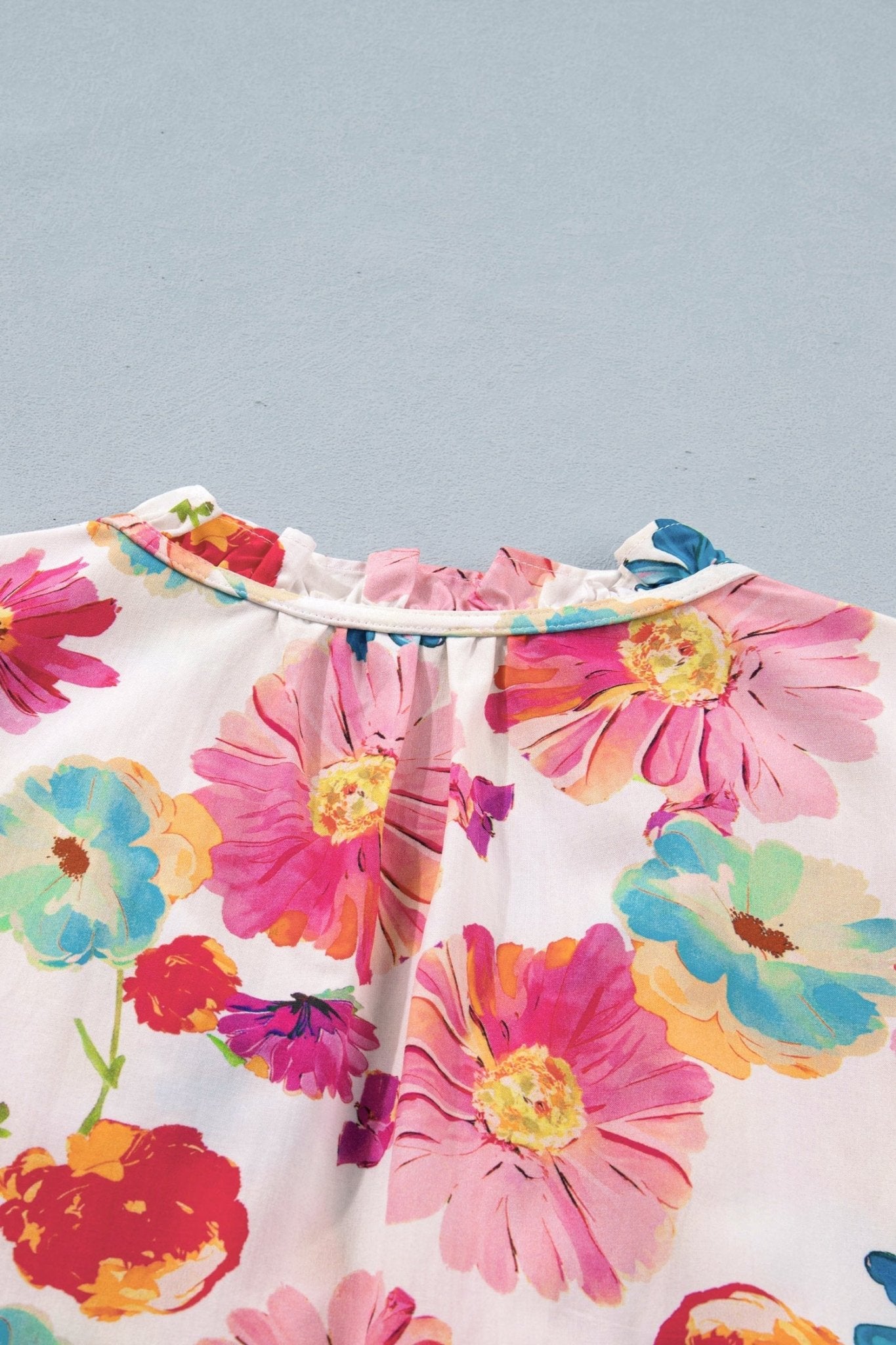 Faith Short Puff Sleeve Blouse - Hello Beautiful BoutiqueBlouses & ShirtsThreaded Pear