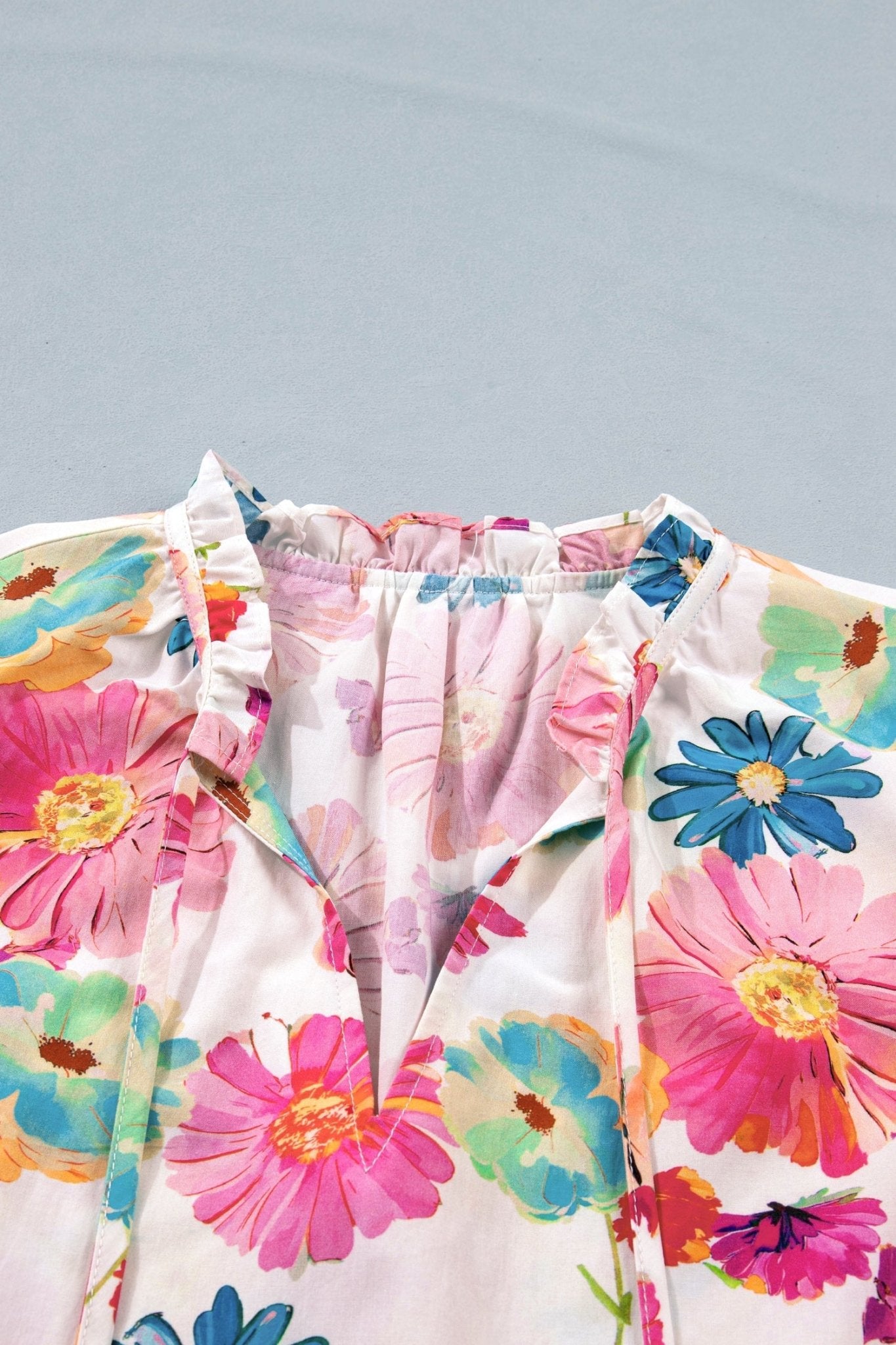 Faith Short Puff Sleeve Blouse - Hello Beautiful BoutiqueBlouses & ShirtsThreaded Pear