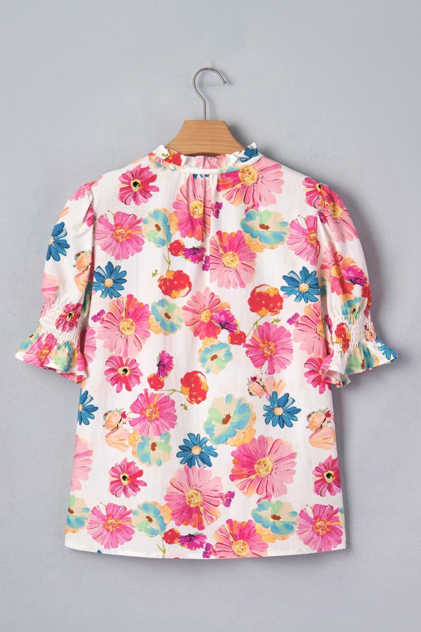 Faith Short Puff Sleeve Blouse - Hello Beautiful BoutiqueBlouses & ShirtsThreaded Pear