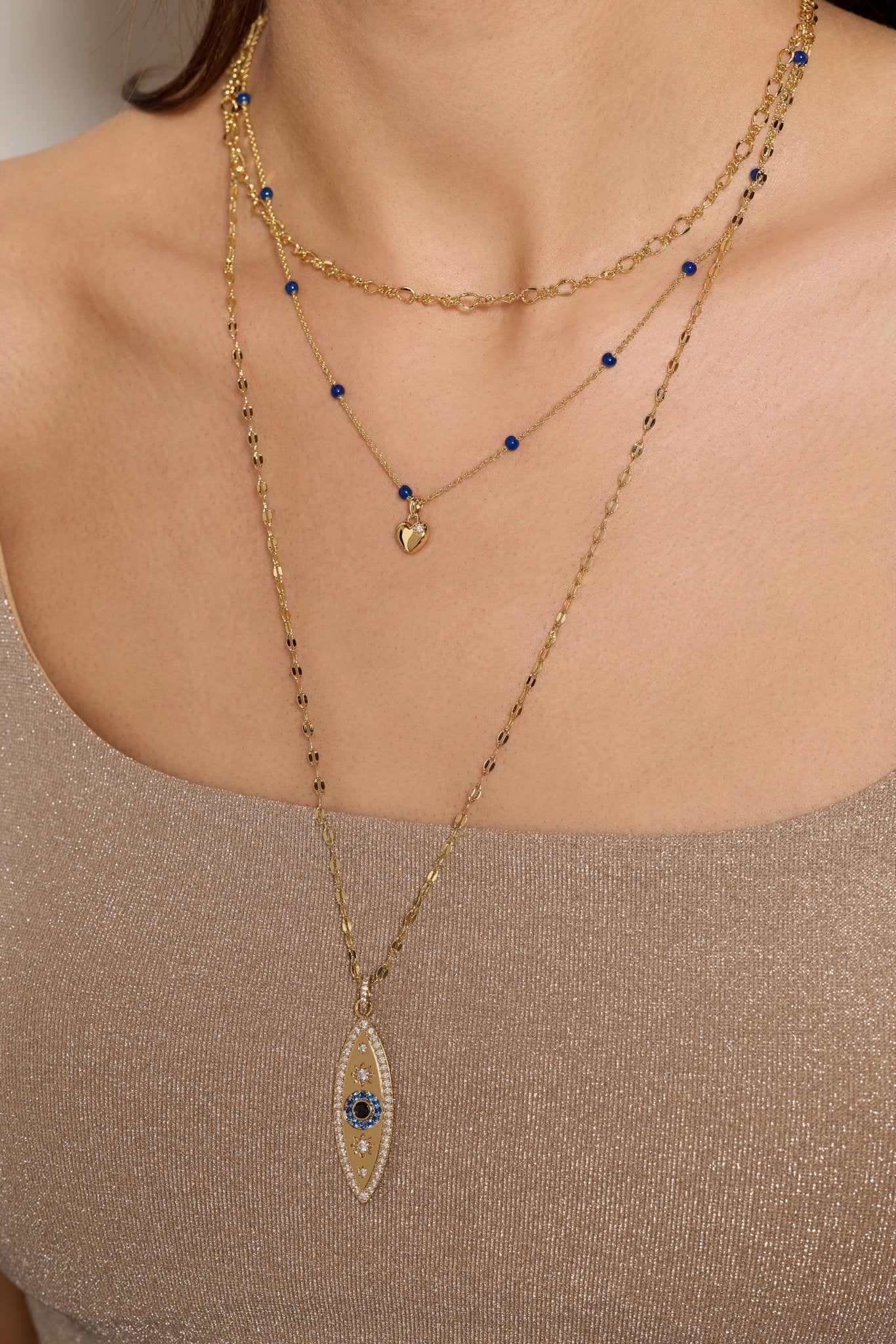 Festival Stranded™ Evil Eye Necklace - Hello Beautiful BoutiqueNecklacesALEX AND ANI
