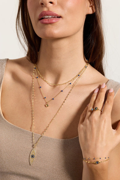 Festival Stranded™ Evil Eye Necklace - Hello Beautiful BoutiqueNecklacesALEX AND ANI