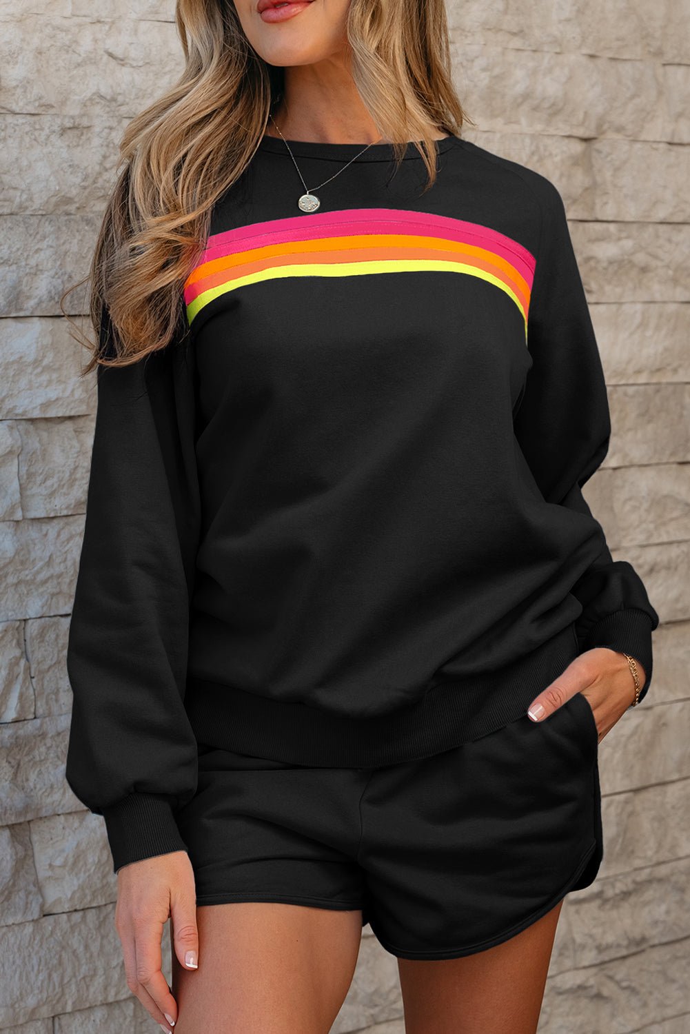 Finley Rainbows High Waist Sweatpants - Hello Beautiful Boutique30% OFFThreaded Pear