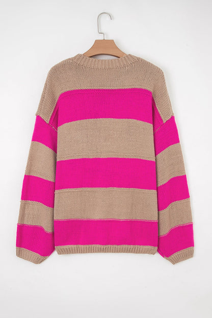 Florence Block Drop Shoulder PLUS Sweater - Hello Beautiful BoutiquePlus Size Sweaters & CardigansThreaded Pear