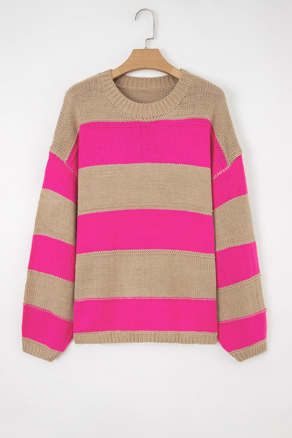 Florence Block Drop Shoulder PLUS Sweater - Hello Beautiful BoutiquePlus Size Sweaters & CardigansThreaded Pear