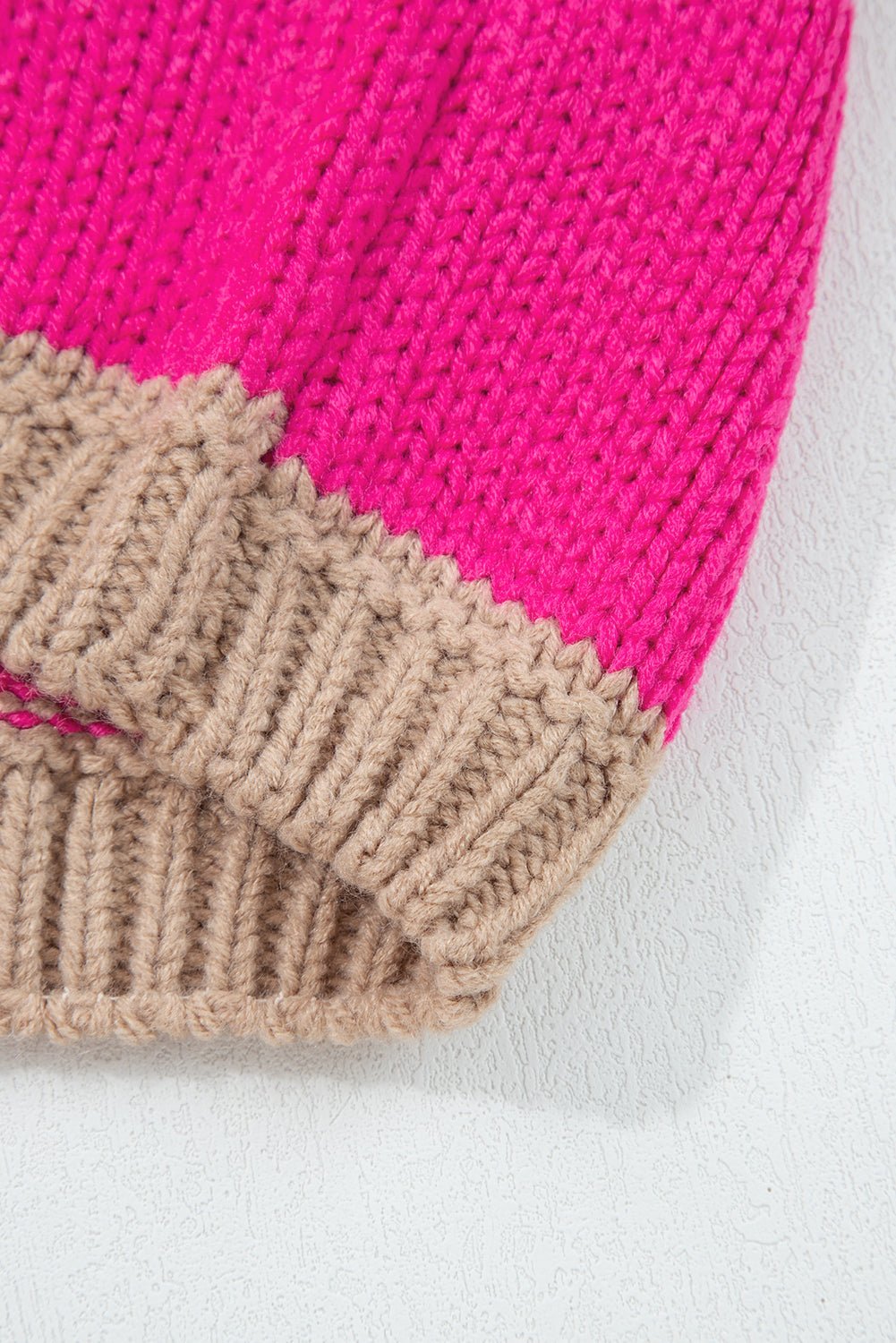 Florence Block Drop Shoulder PLUS Sweater - Hello Beautiful BoutiquePlus Size Sweaters & CardigansThreaded Pear