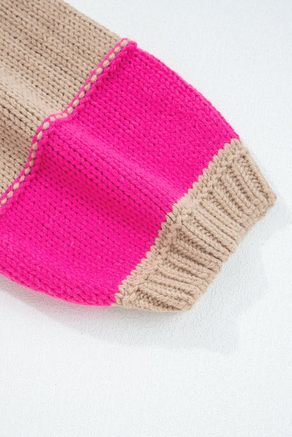 Florence Block Drop Shoulder PLUS Sweater - Hello Beautiful BoutiquePlus Size Sweaters & CardigansThreaded Pear