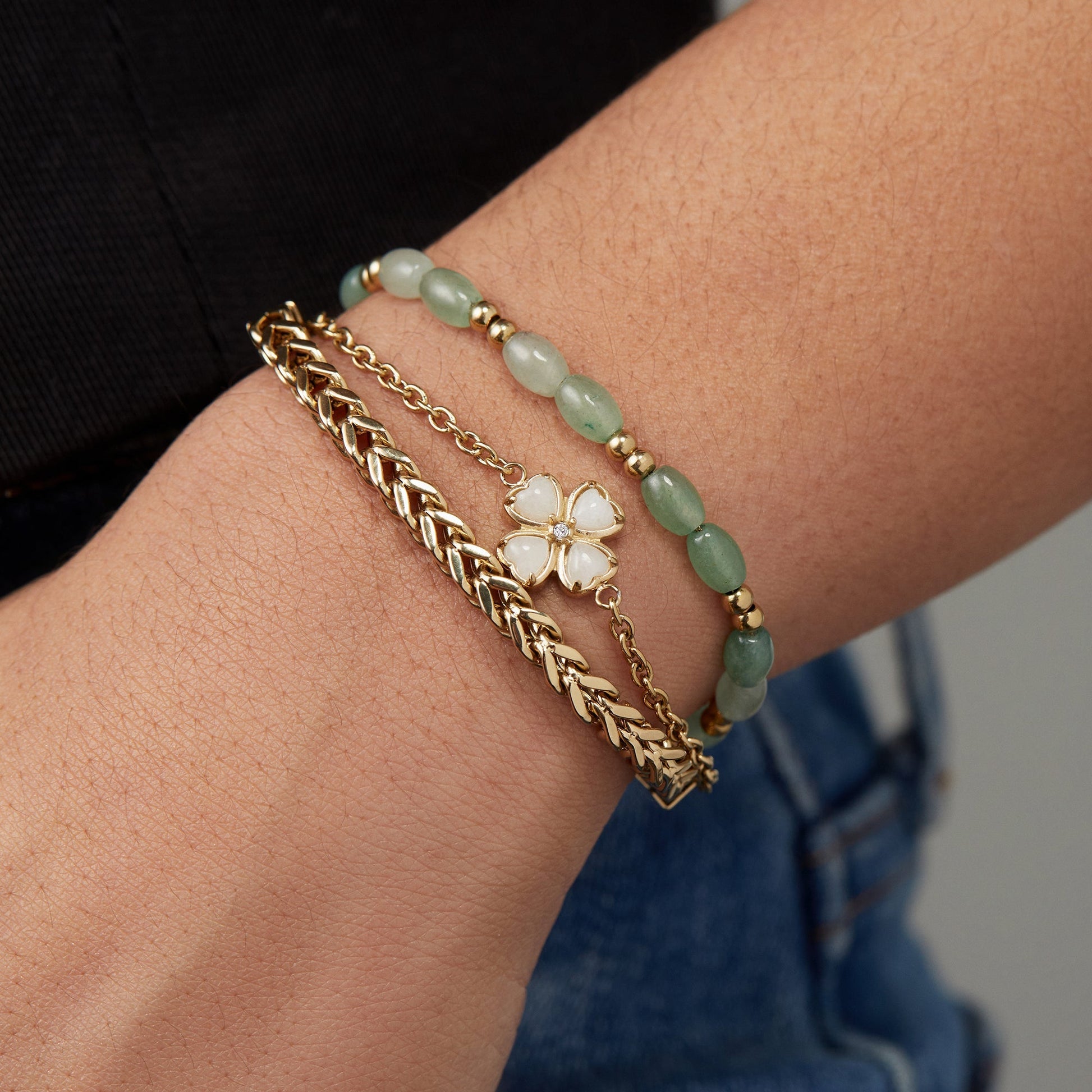 Four-Leaf Clover Stranded™ Bracelet Set - Hello Beautiful BoutiqueBraceletsALEX AND ANI