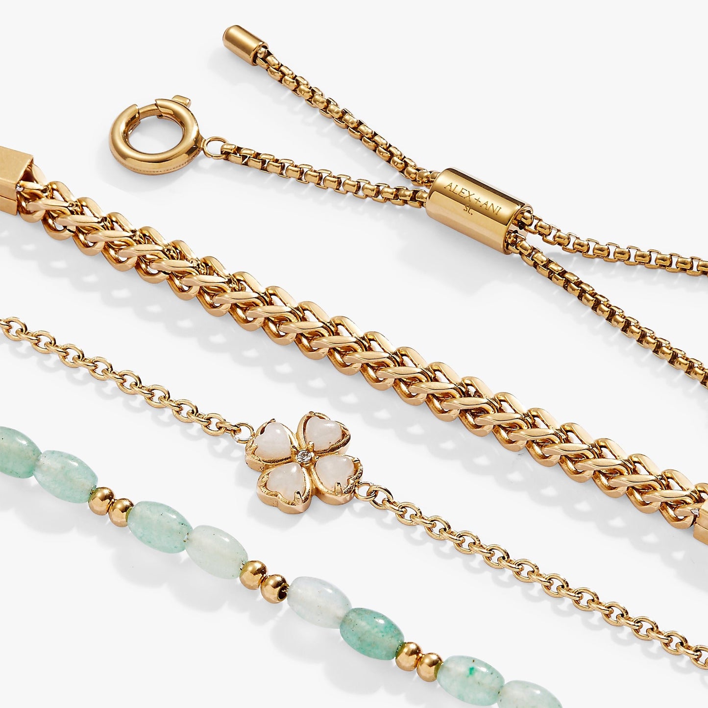 Four-Leaf Clover Stranded™ Bracelet Set - Hello Beautiful BoutiqueBraceletsALEX AND ANI