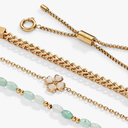 Four-Leaf Clover Stranded™ Bracelet Set - Hello Beautiful BoutiqueBraceletsALEX AND ANI