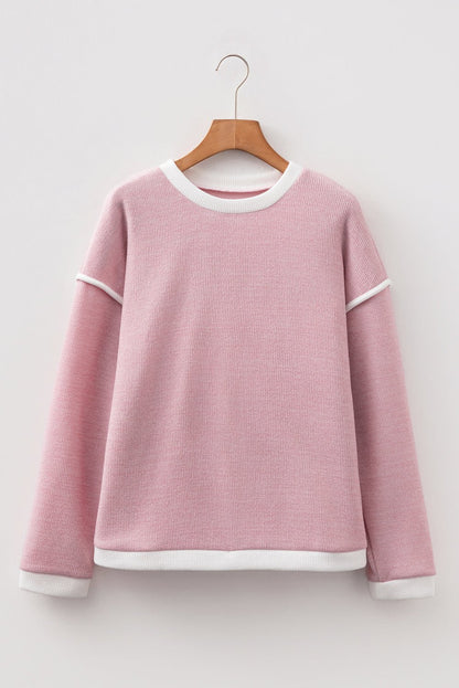 Frances Drop Shoulder Loose Top - Hello Beautiful BoutiqueLong Sleeve TopsThreaded Pear