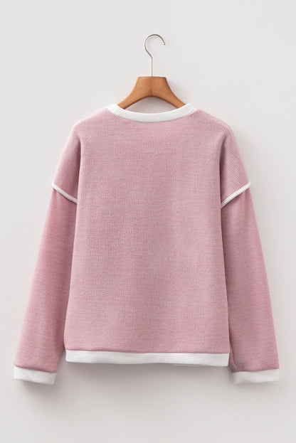 Frances Drop Shoulder Loose Top - Hello Beautiful BoutiqueLong Sleeve TopsThreaded Pear