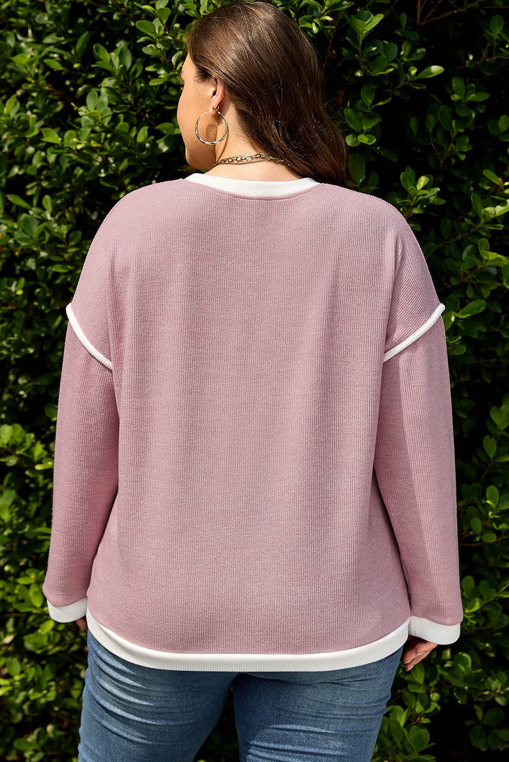 Frances Drop Shoulder Loose Top - Hello Beautiful BoutiqueLong Sleeve TopsThreaded Pear